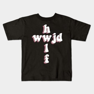 wwjd x hwlf Kids T-Shirt